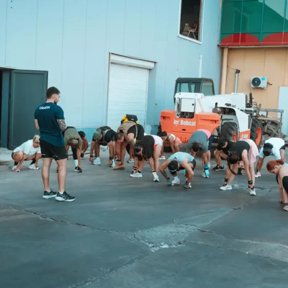 Outdoor conditioning session