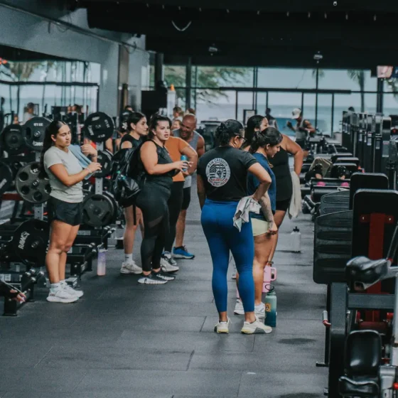 Group class in session